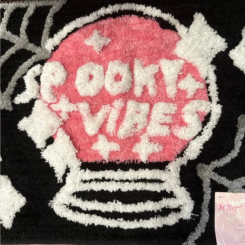 Betsey Johnson Spooky Vibes Bath Rug